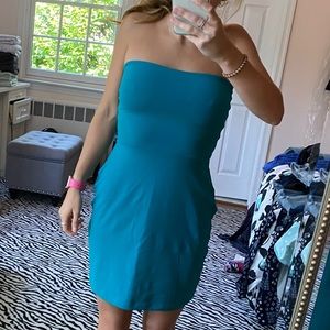 Susana Monaco strapless dress with cutout back